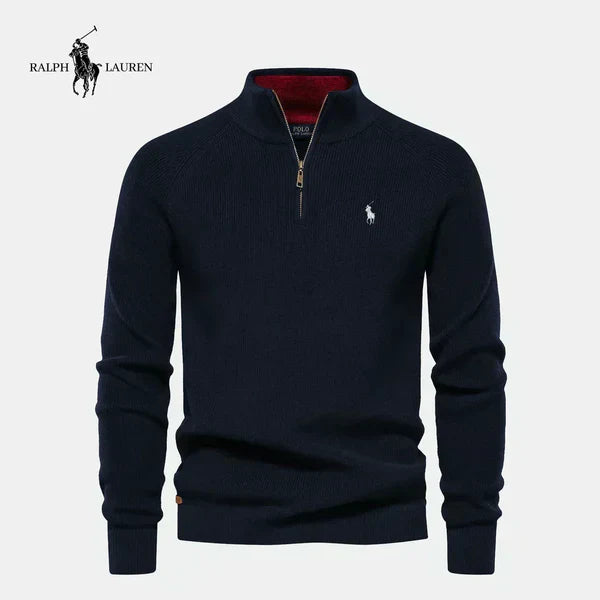 Raⅼрh Ⅼɑυren - Men’s Half-Zip Sweater Premium Knit